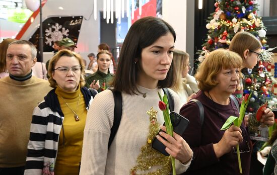The RUSSIA EXPO International Exhibition and Forum. The Belgorod We Are With You event, Pavilion No.71. Location: Russia, Moscow. Author: Evgeny Biyatov/Sputnik. RUSSIA EXPO. Belgorod Region Day