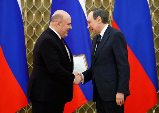 Russia Mishustin Media Award