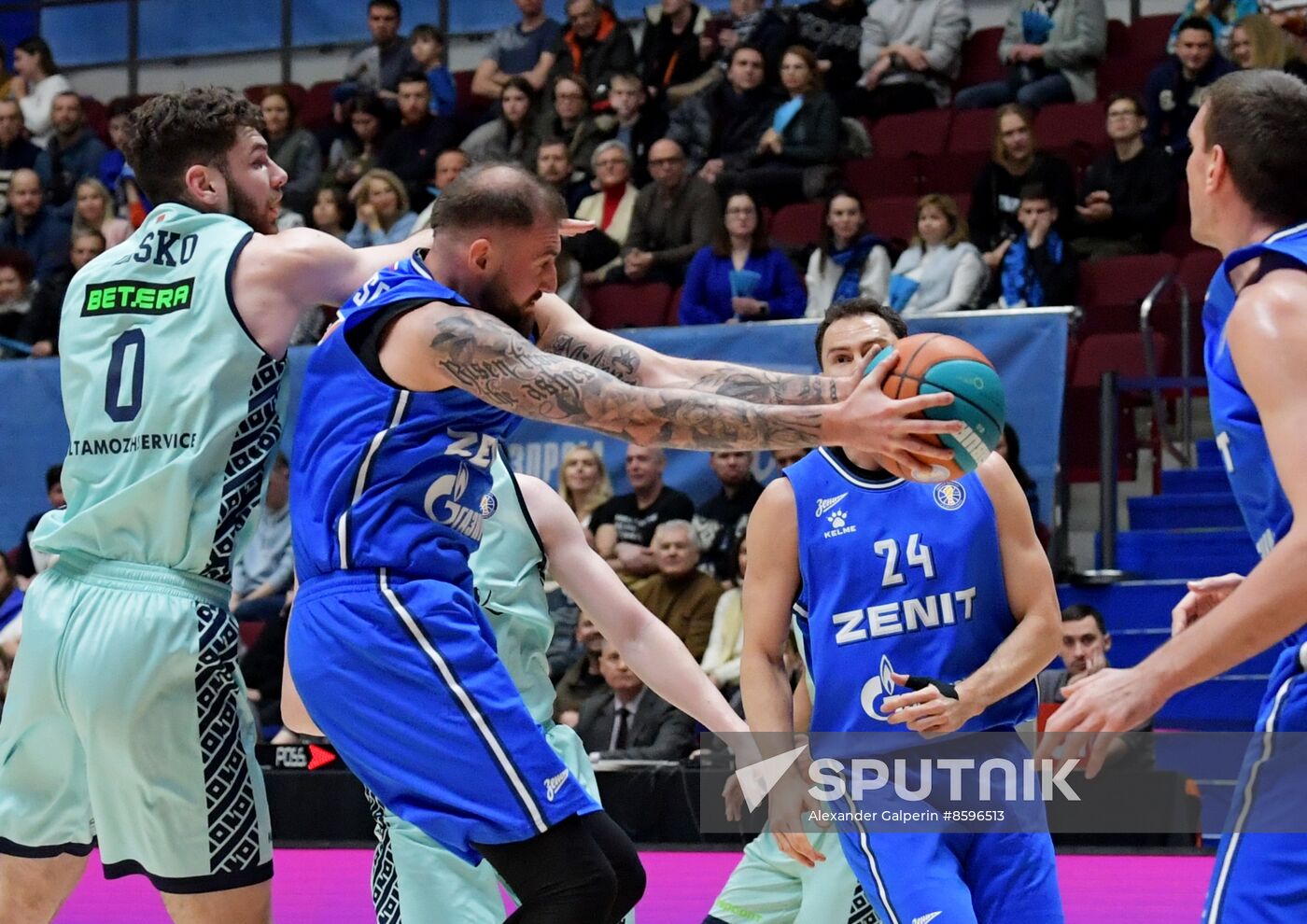 Russia Basketball United League Zenit - Minsk