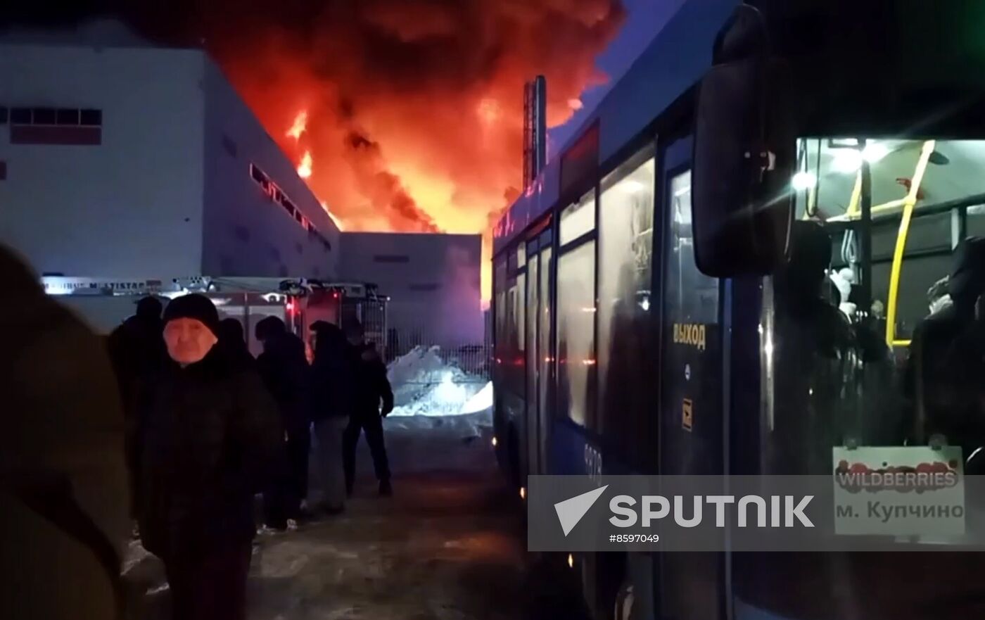 Russia Wildberries Warehouse Fire