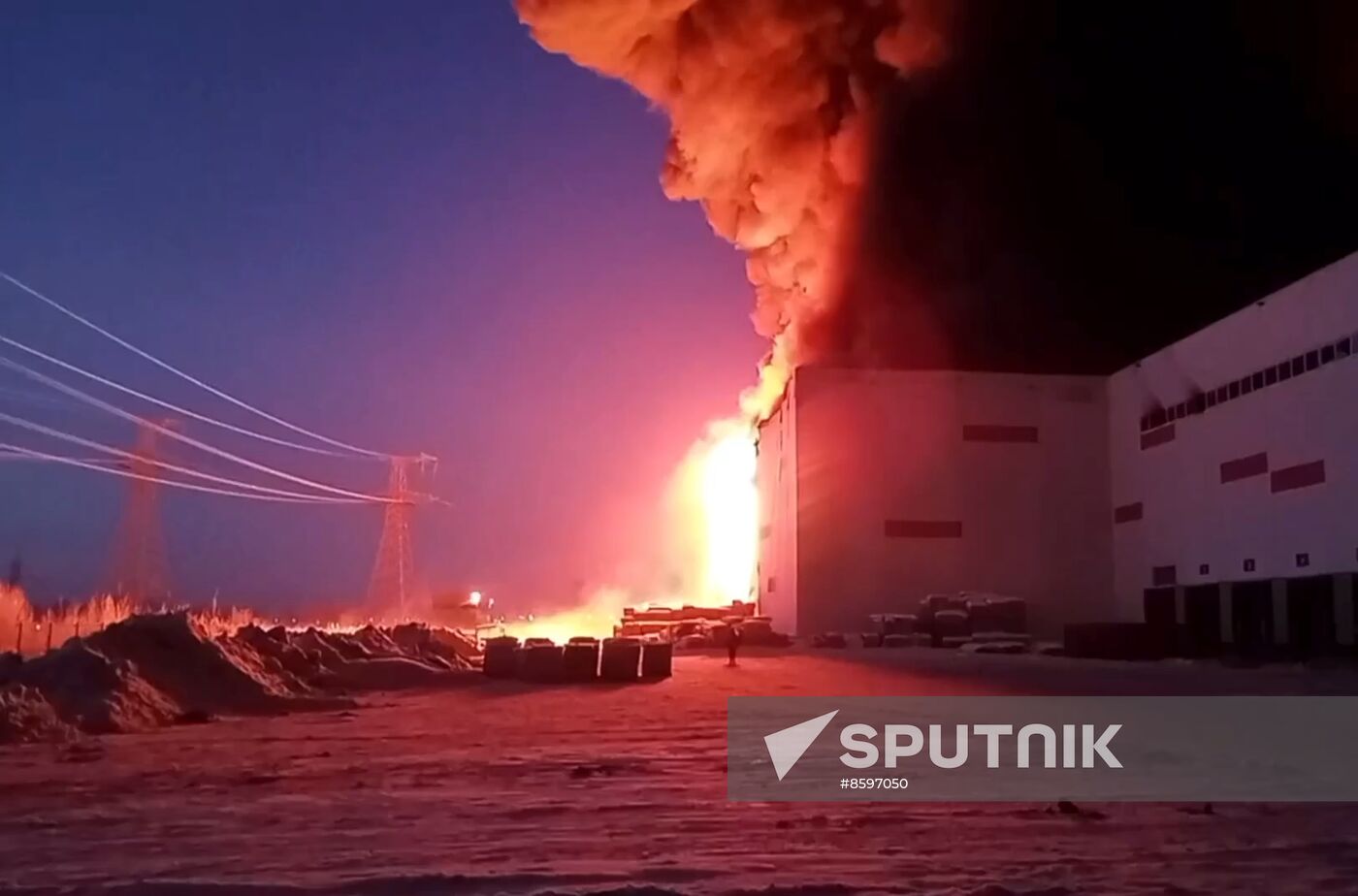 Russia Wildberries Warehouse Fire