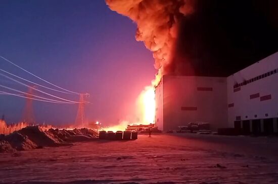 Russia Wildberries Warehouse Fire