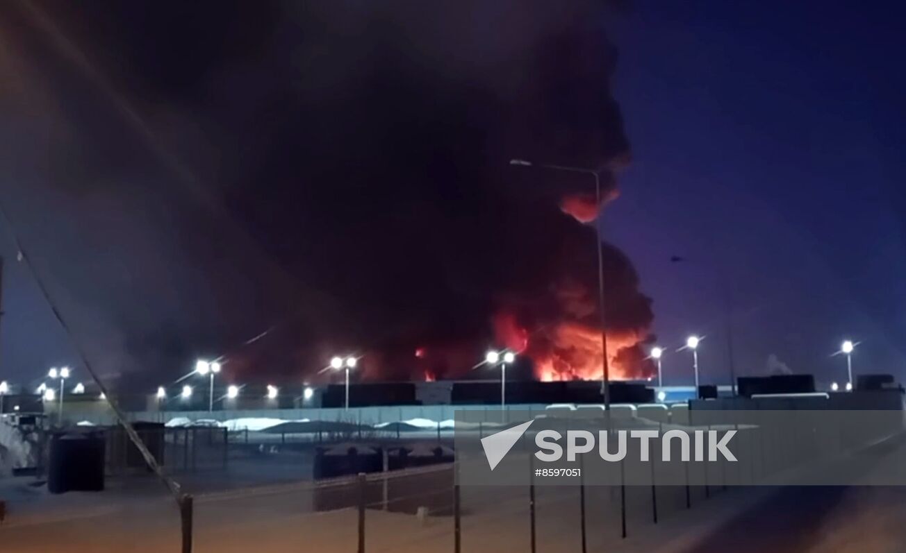 Russia Wildberries Warehouse Fire