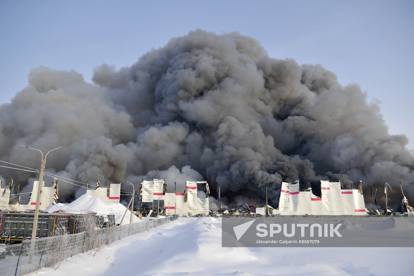 Russia Wildberries Warehouse Fire