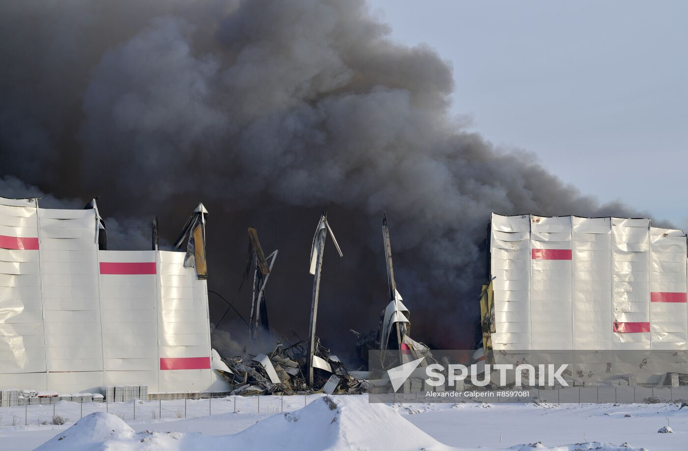Russia Wildberries Warehouse Fire