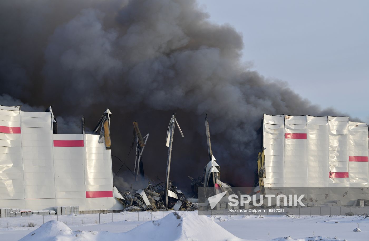 Russia Wildberries Warehouse Fire