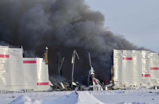 Russia Wildberries Warehouse Fire