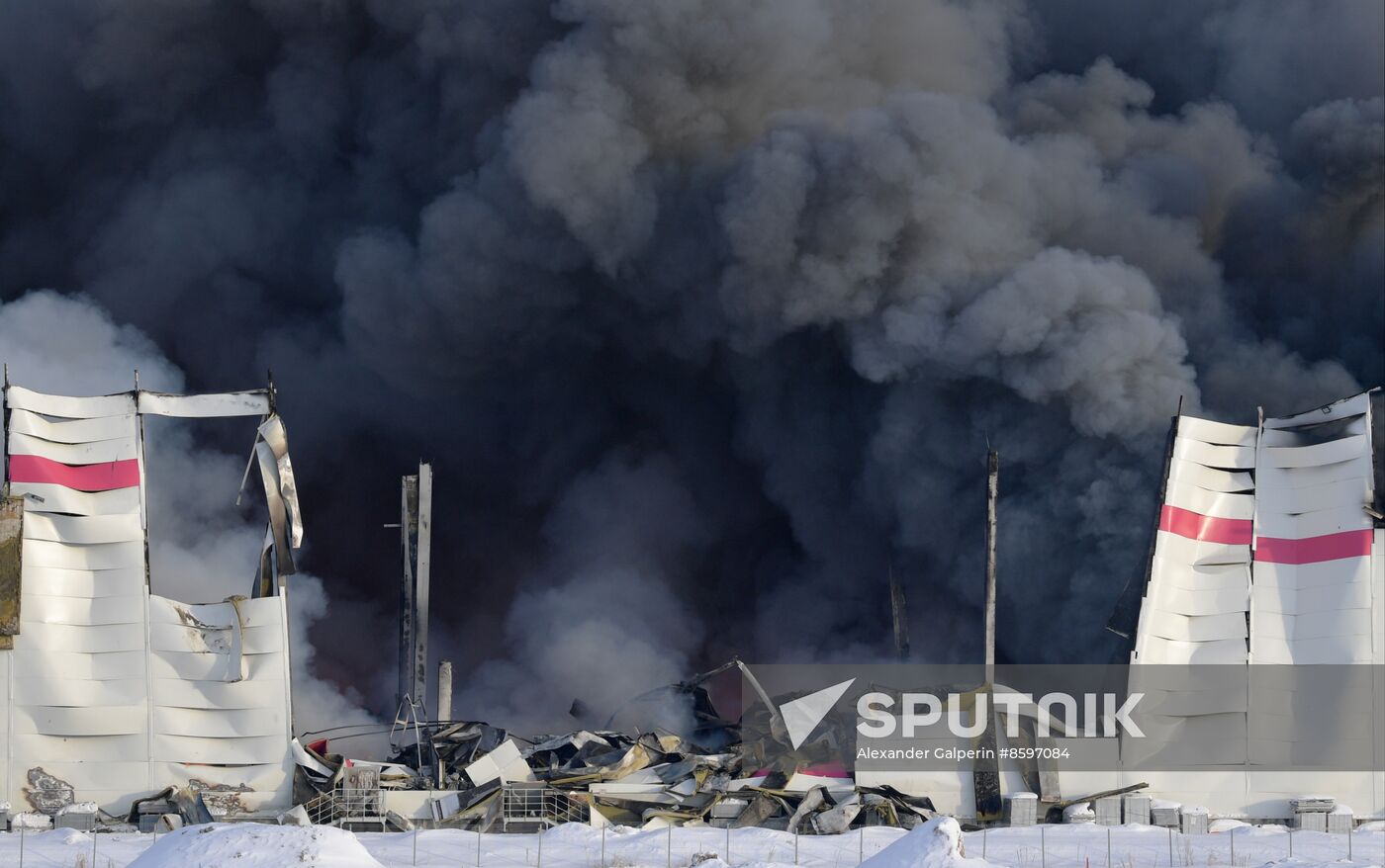 Russia Wildberries Warehouse Fire