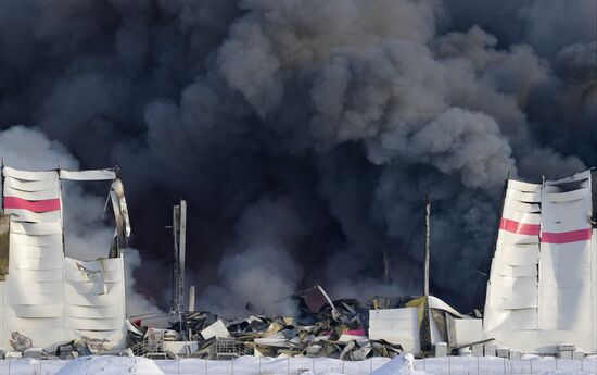 Russia Wildberries Warehouse Fire