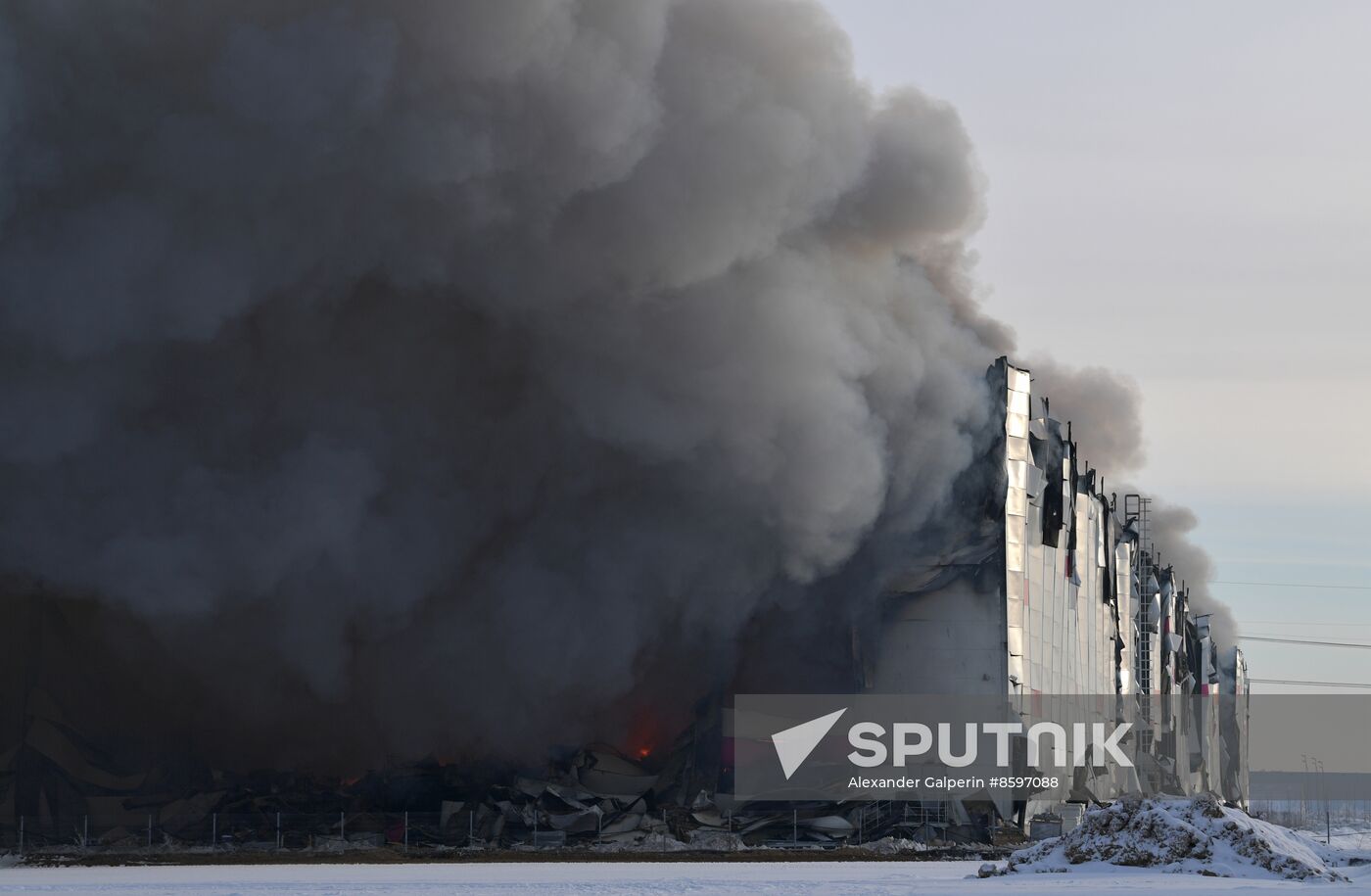 Russia Wildberries Warehouse Fire