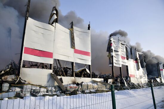 Russia Wildberries Warehouse Fire