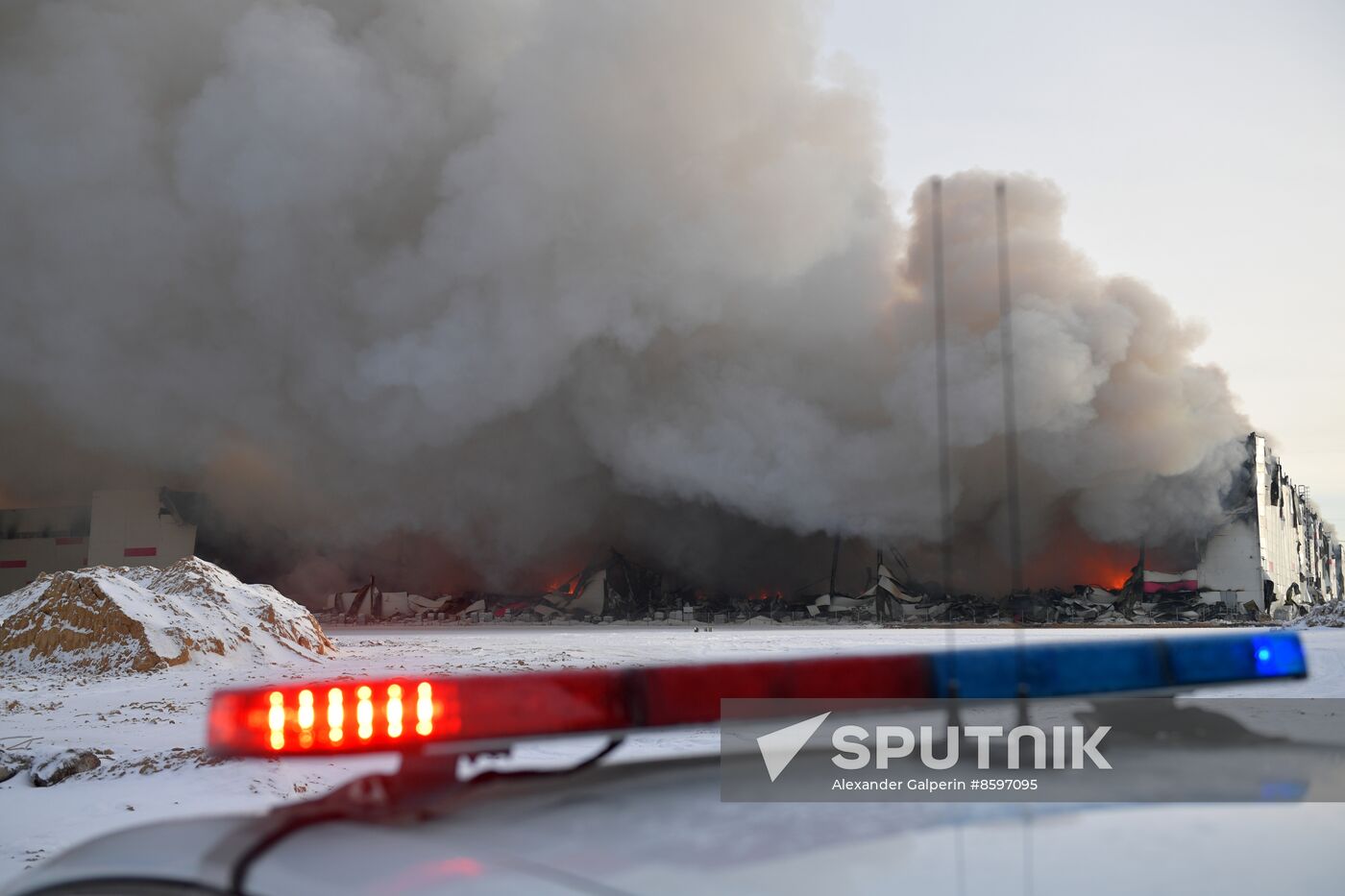 Russia Wildberries Warehouse Fire