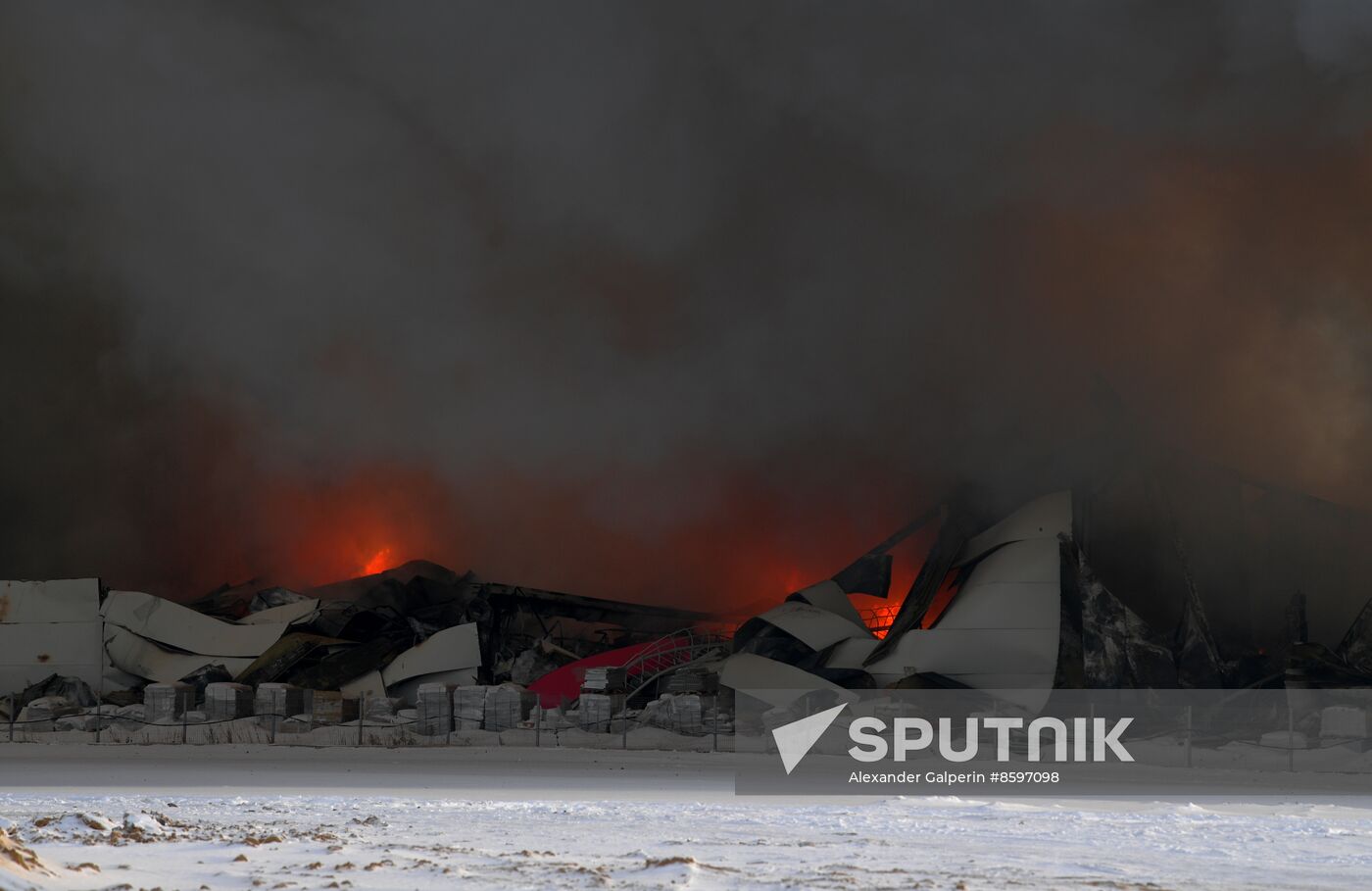 Russia Wildberries Warehouse Fire