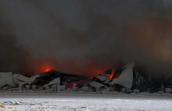 Russia Wildberries Warehouse Fire