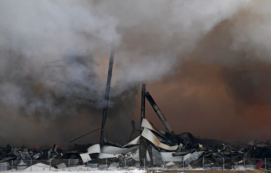 Russia Wildberries Warehouse Fire