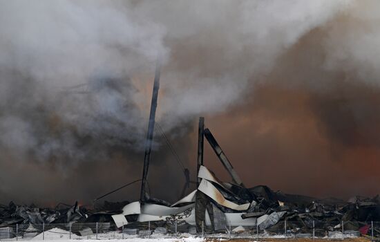 Russia Wildberries Warehouse Fire