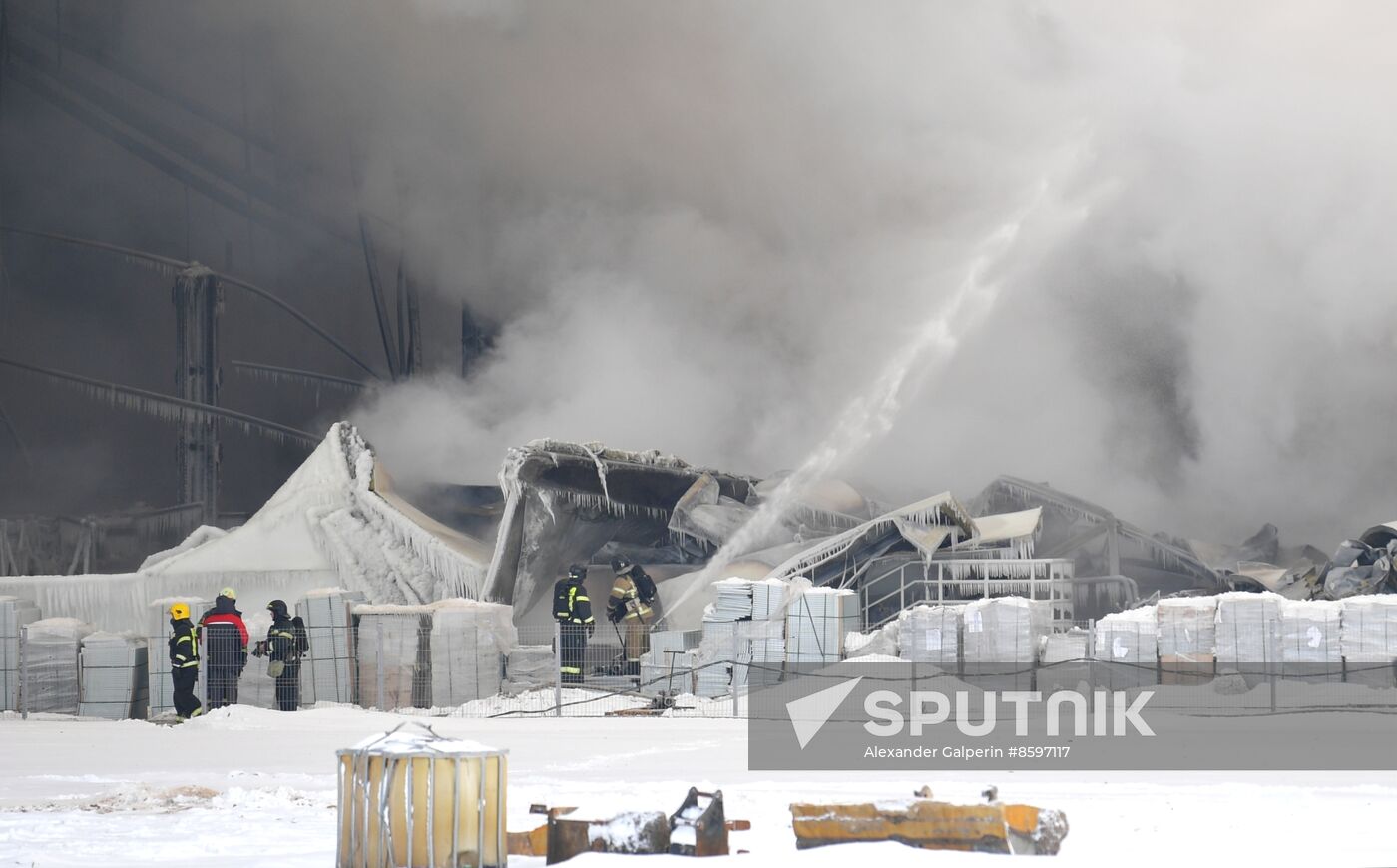 Russia Wildberries Warehouse Fire