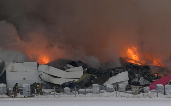 Russia Wildberries Warehouse Fire