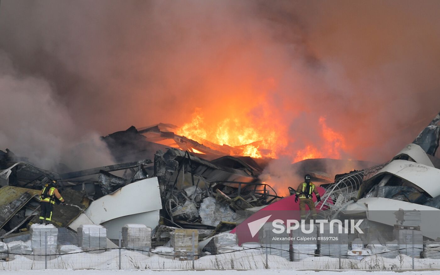 Russia Wildberries Warehouse Fire