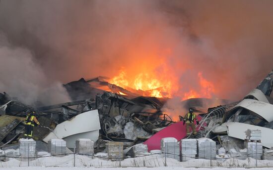 Russia Wildberries Warehouse Fire