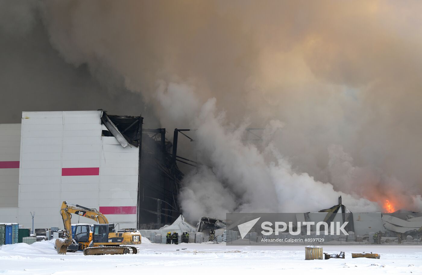 Russia Wildberries Warehouse Fire