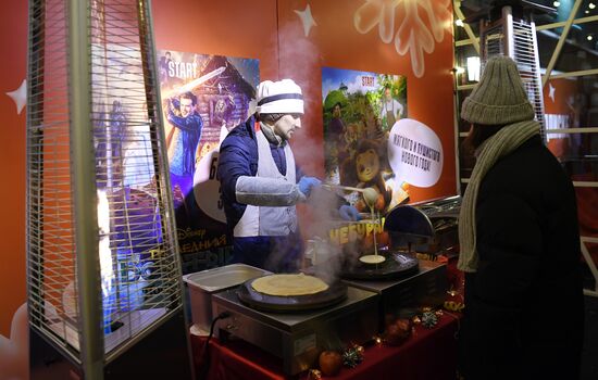 Celebrating Old New Year with Ilya Averbukh in Hermitage Garden