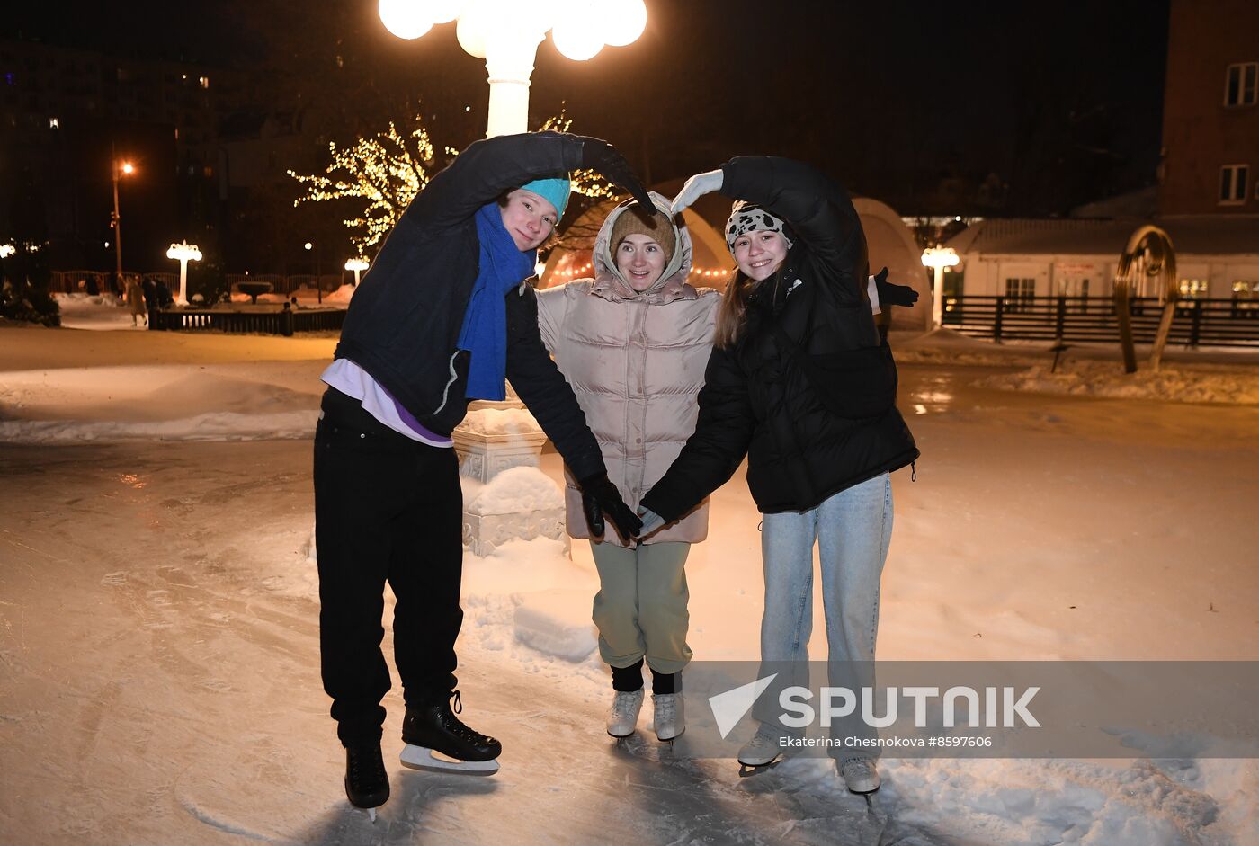 Celebrating Old New Year with Ilya Averbukh in Hermitage Garden