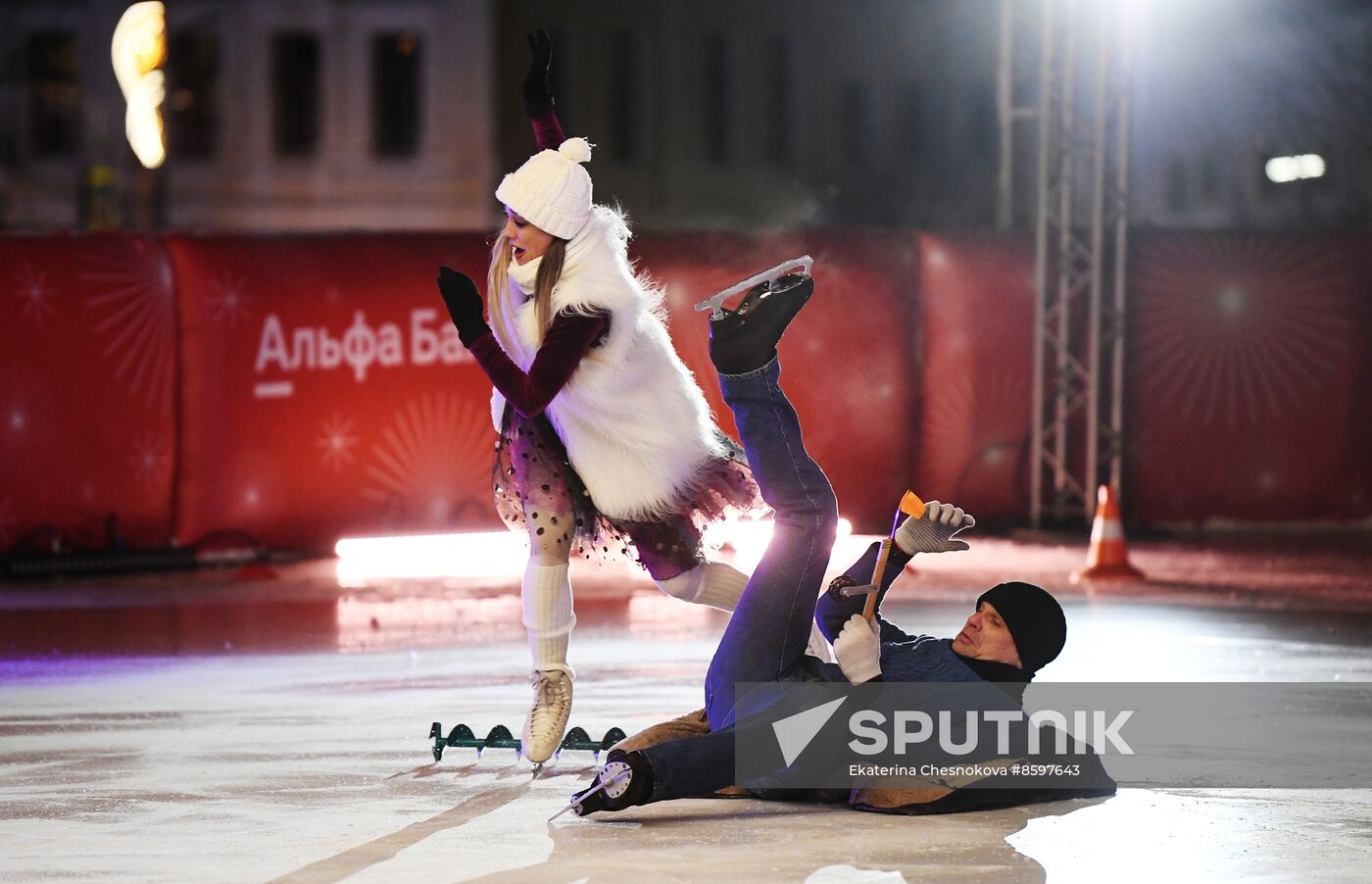 Celebrating Old New Year with Ilya Averbukh in Hermitage Garden