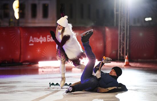 Celebrating Old New Year with Ilya Averbukh in Hermitage Garden