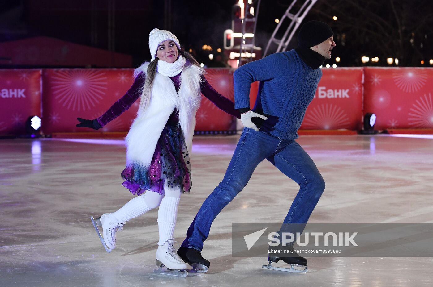 Celebrating Old New Year with Ilya Averbukh in Hermitage Garden