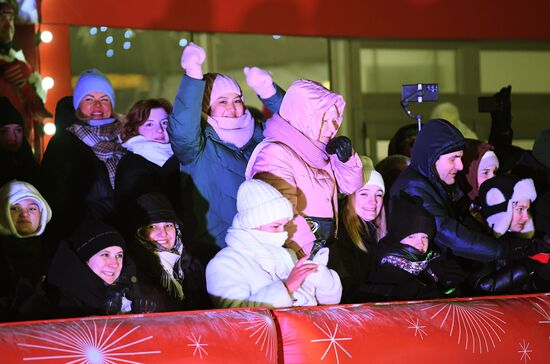 Celebrating Old New Year with Ilya Averbukh in Hermitage Garden