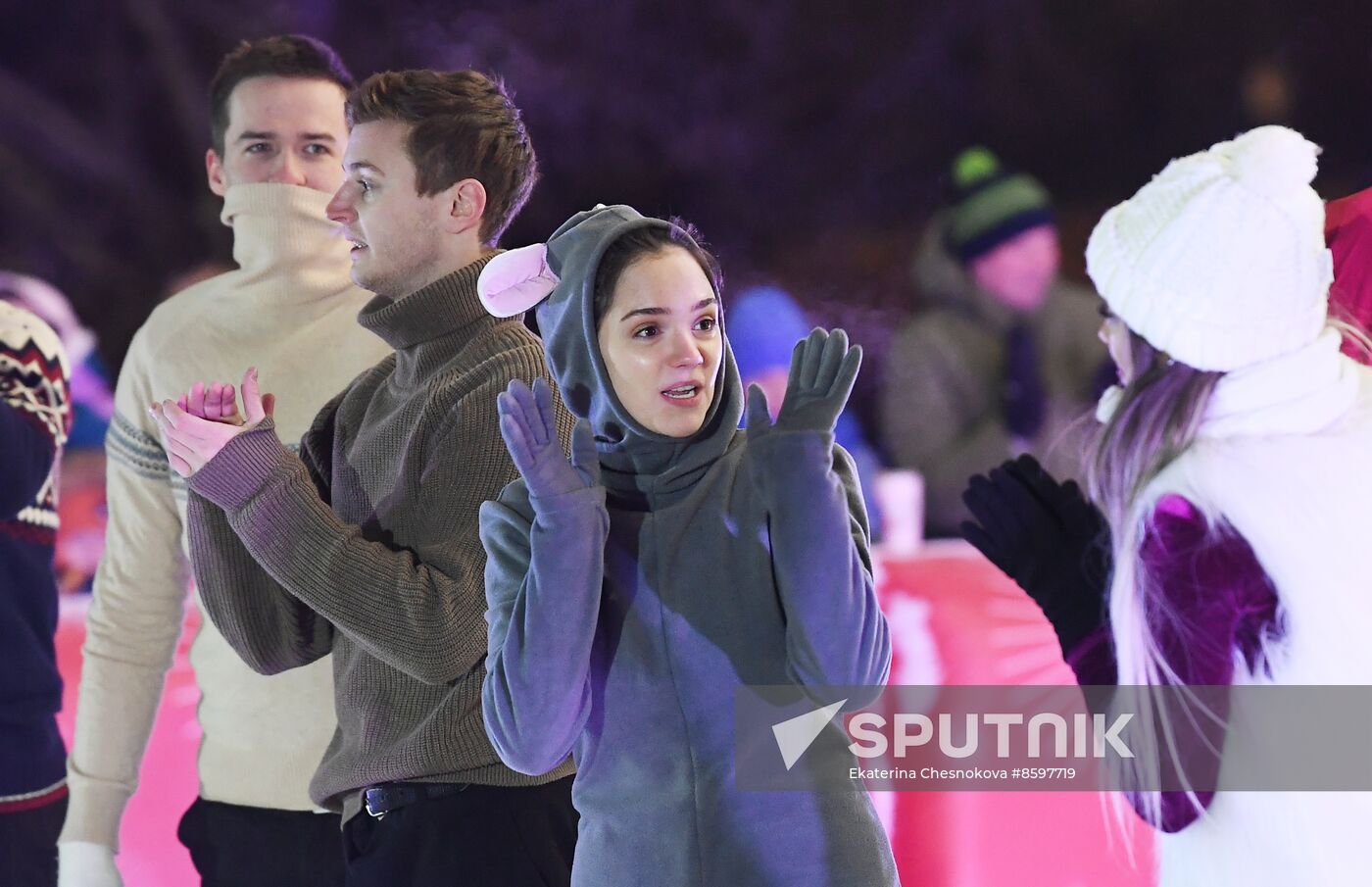 Celebrating Old New Year with Ilya Averbukh in Hermitage Garden