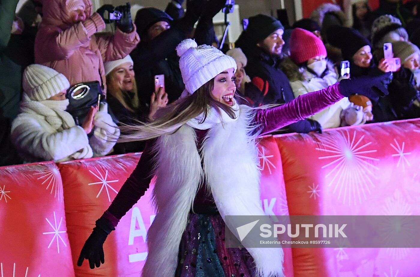 Celebrating Old New Year with Ilya Averbukh in Hermitage Garden