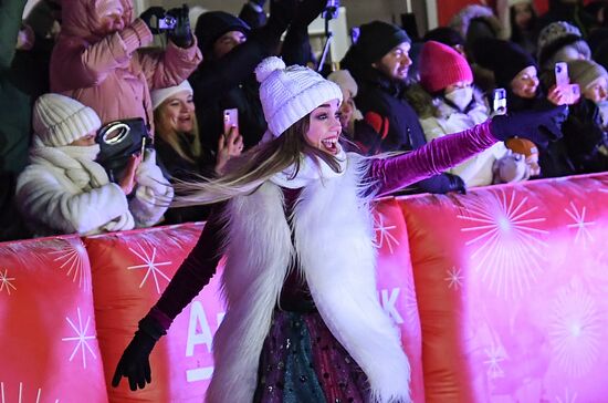 Celebrating Old New Year with Ilya Averbukh in Hermitage Garden