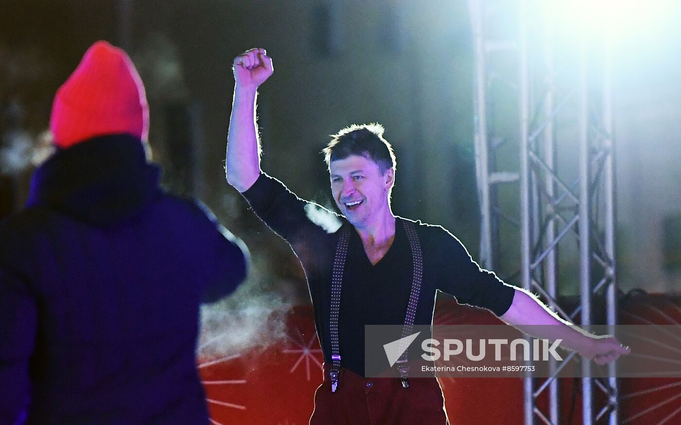 Celebrating Old New Year with Ilya Averbukh in Hermitage Garden