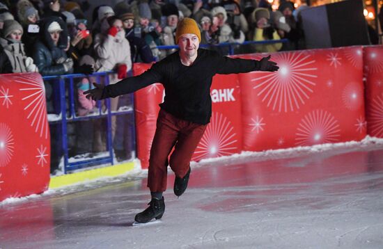 Celebrating Old New Year with Ilya Averbukh in Hermitage Garden