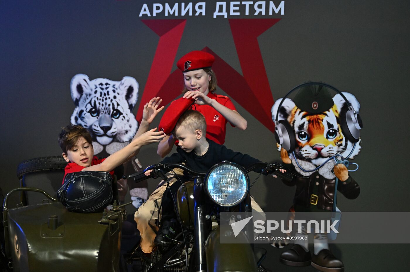 RUSSIA EXPO. Opening of Russian Defense Ministry Pavilion