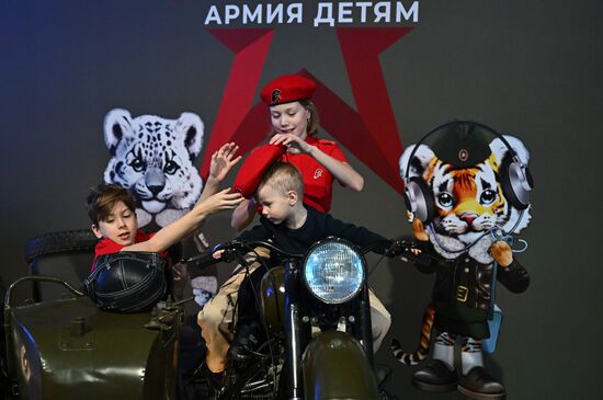 RUSSIA EXPO. Opening of Russian Defense Ministry Pavilion