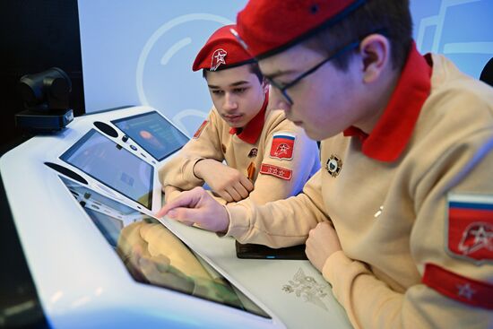 RUSSIA EXPO. Opening of Russian Defense Ministry Pavilion