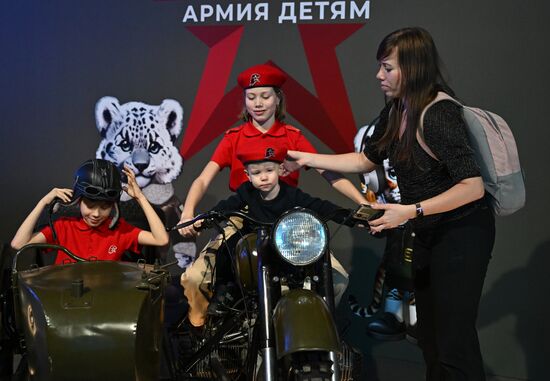 RUSSIA EXPO. Opening of Russian Defense Ministry Pavilion