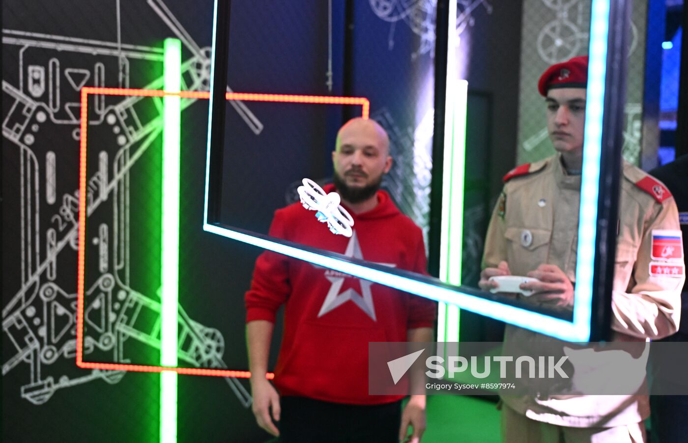 RUSSIA EXPO. Opening of Russian Defense Ministry Pavilion