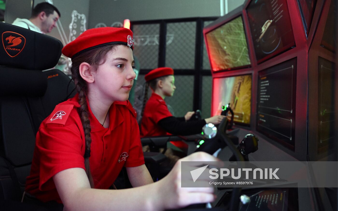 RUSSIA EXPO. Opening of Russian Defense Ministry Pavilion