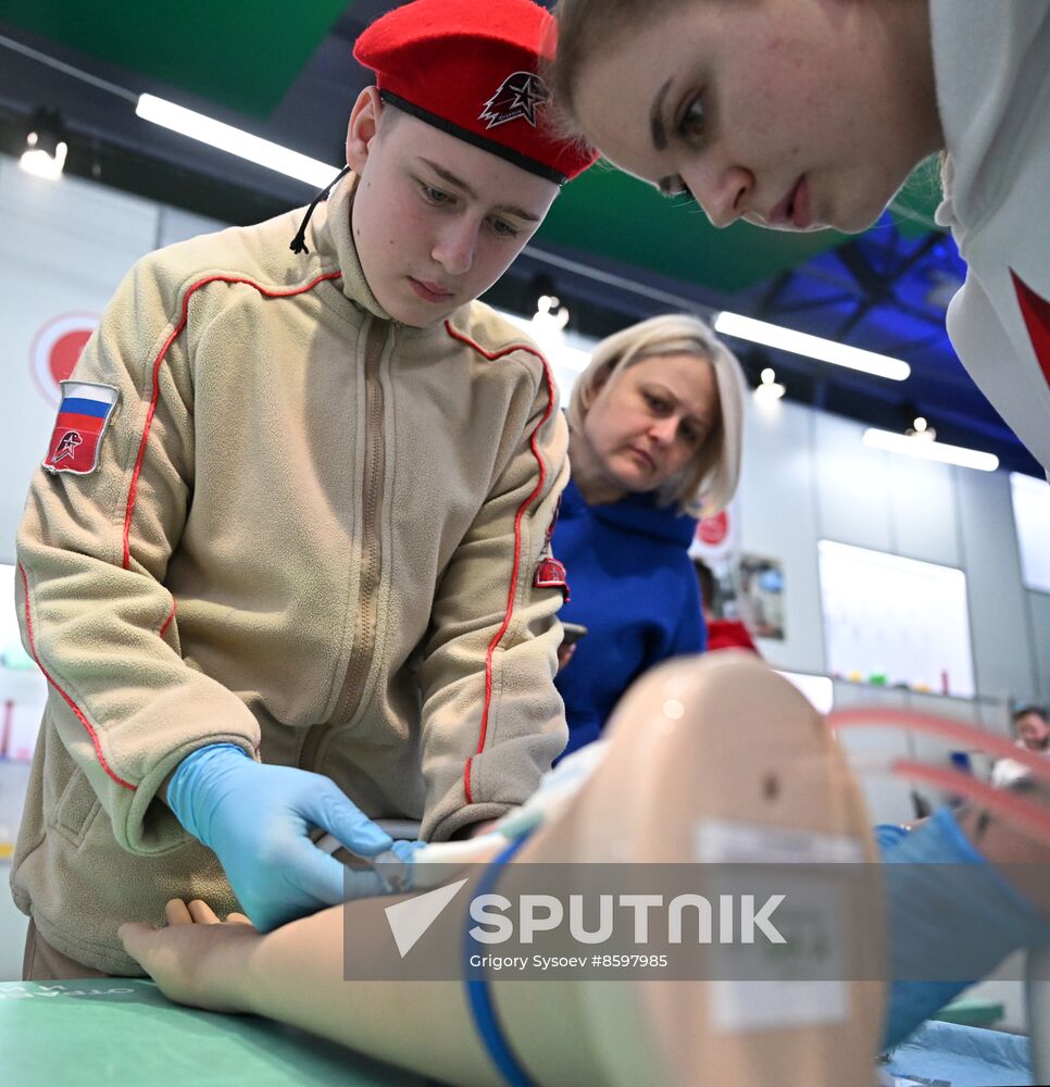 RUSSIA EXPO. Opening of Russian Defense Ministry Pavilion