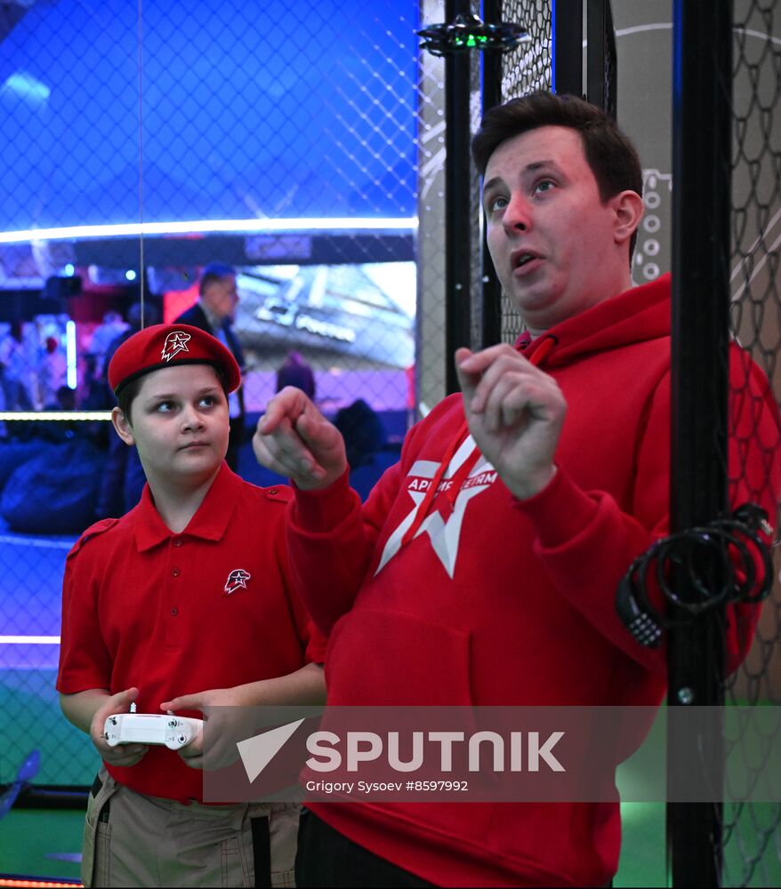 RUSSIA EXPO. Opening of Russian Defense Ministry Pavilion