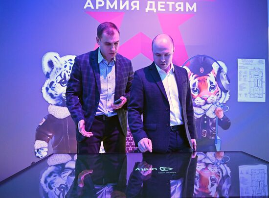 RUSSIA EXPO. Opening of Russian Defense Ministry Pavilion