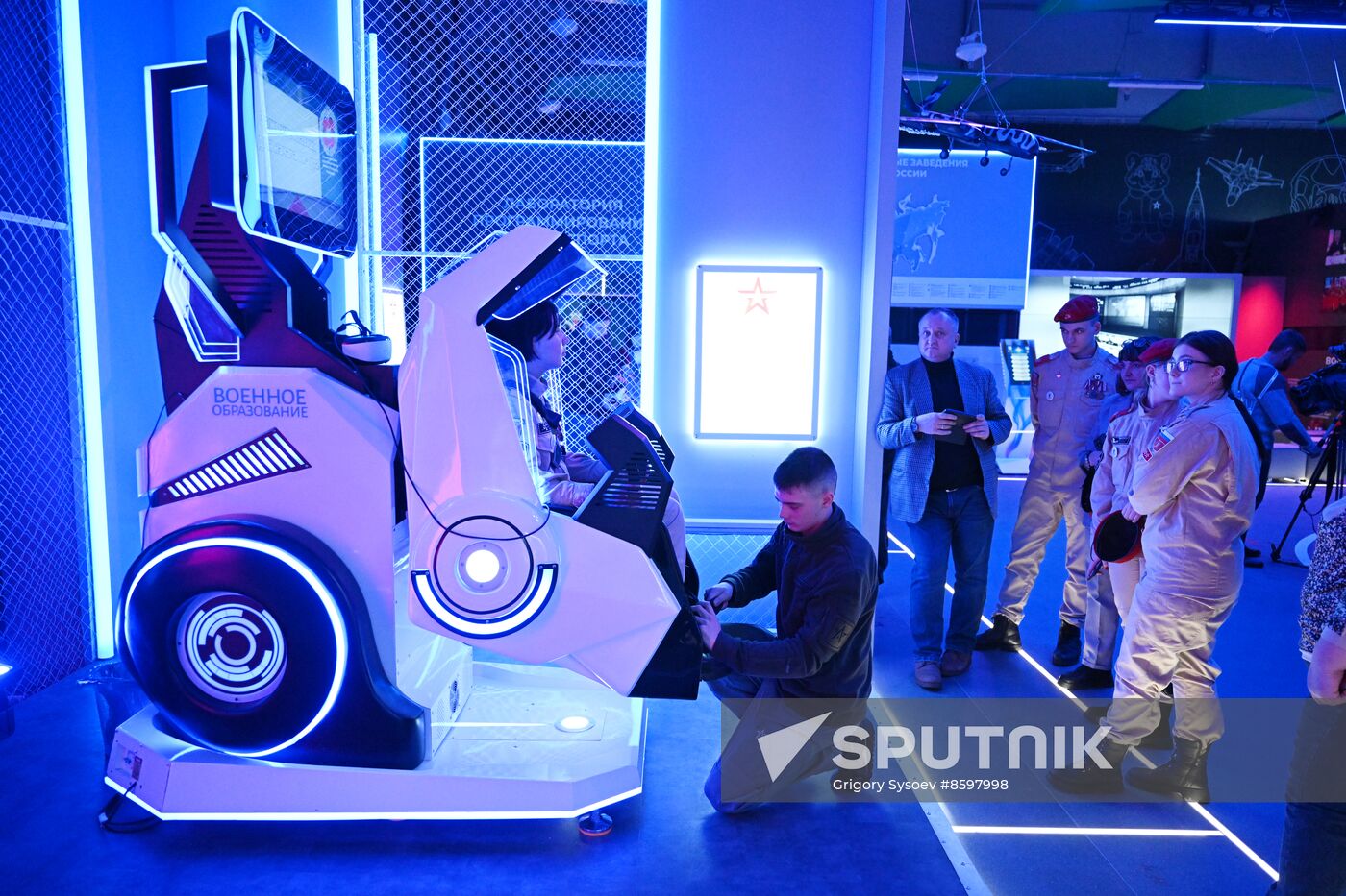 RUSSIA EXPO. Opening of Russian Defense Ministry Pavilion