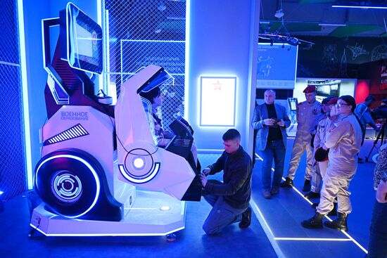 RUSSIA EXPO. Opening of Russian Defense Ministry Pavilion