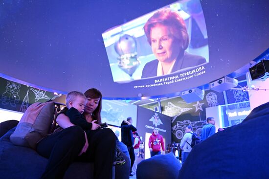 RUSSIA EXPO. Opening of Russian Defense Ministry Pavilion