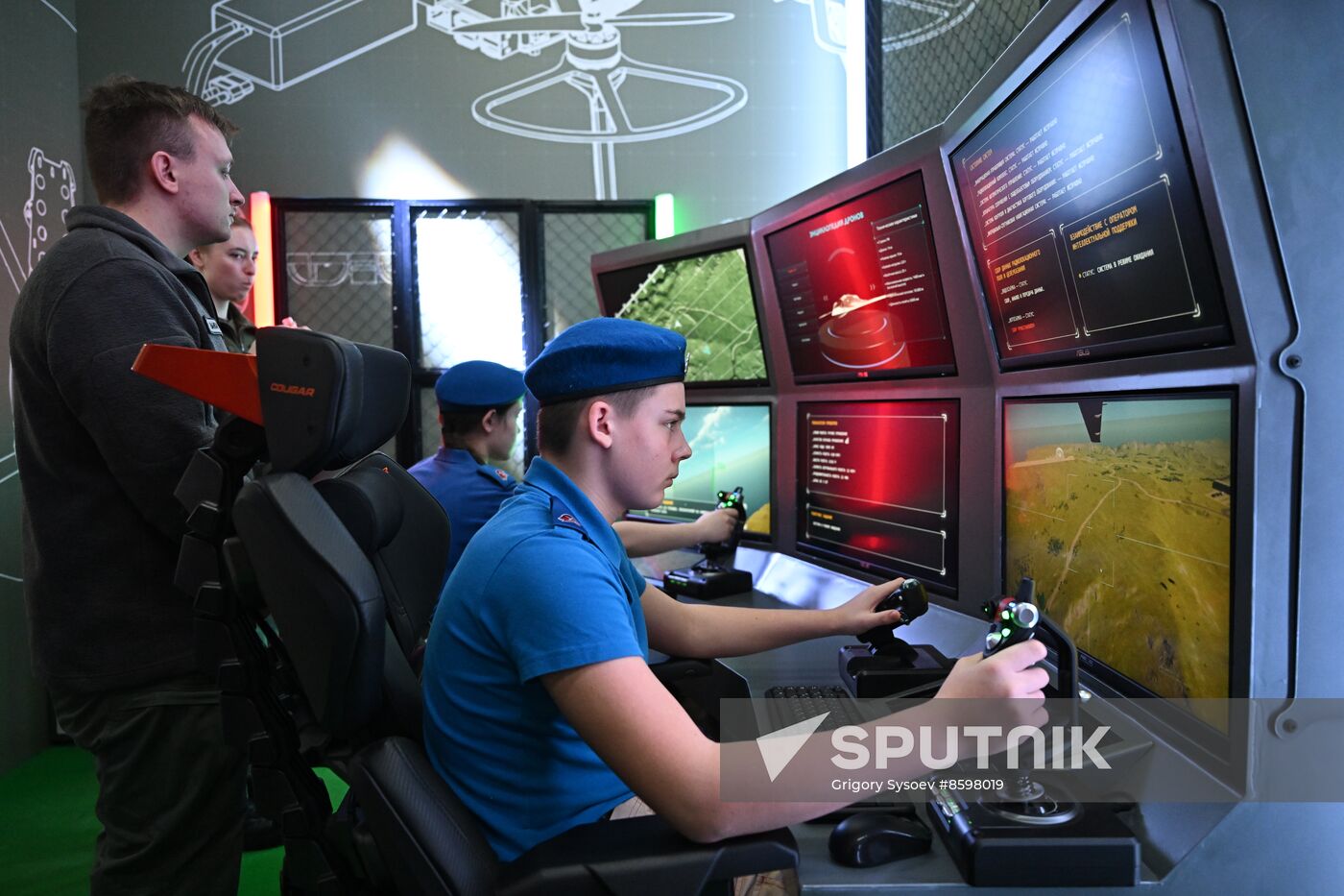 RUSSIA EXPO. Opening of Russian Defense Ministry Pavilion