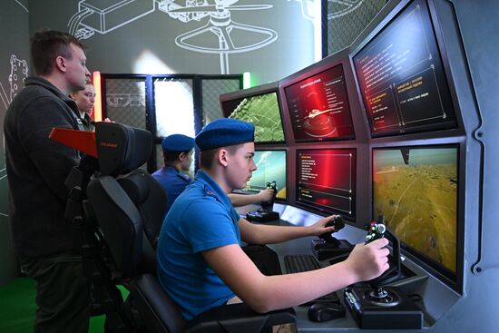 RUSSIA EXPO. Opening of Russian Defense Ministry Pavilion